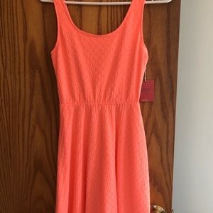 Peach dress